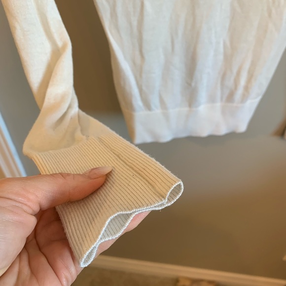 A/X Armani Exchange V- Neck with Lace Sweater - Picture 4 of 6